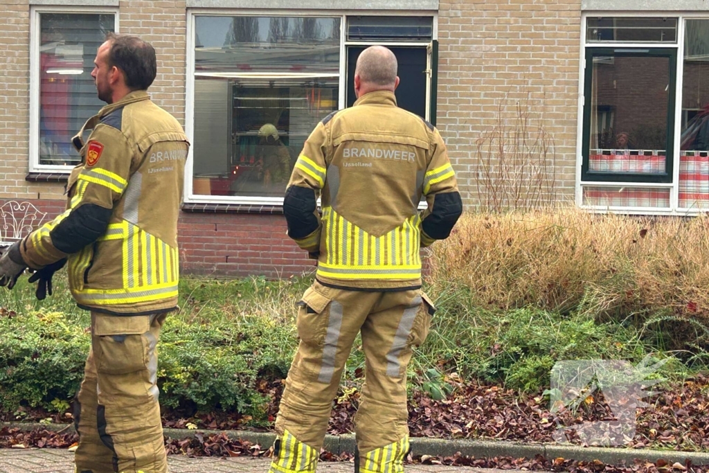 Brand in woning snel onder controle