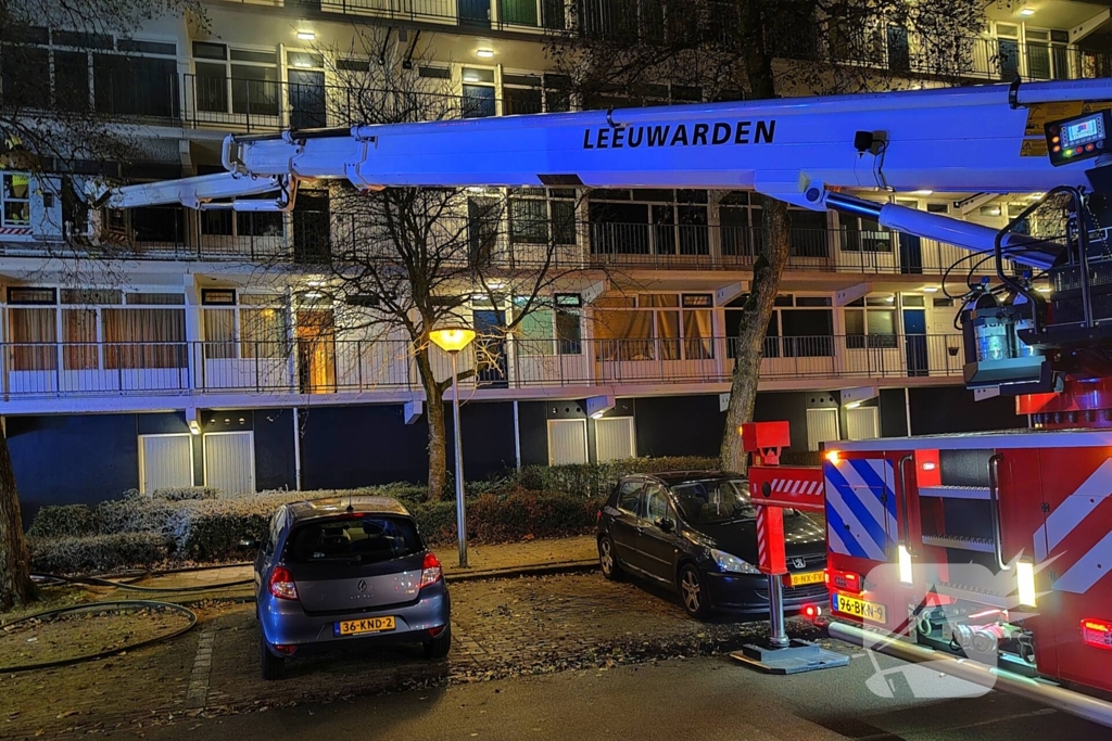 Uitslaande brand in flatwoning