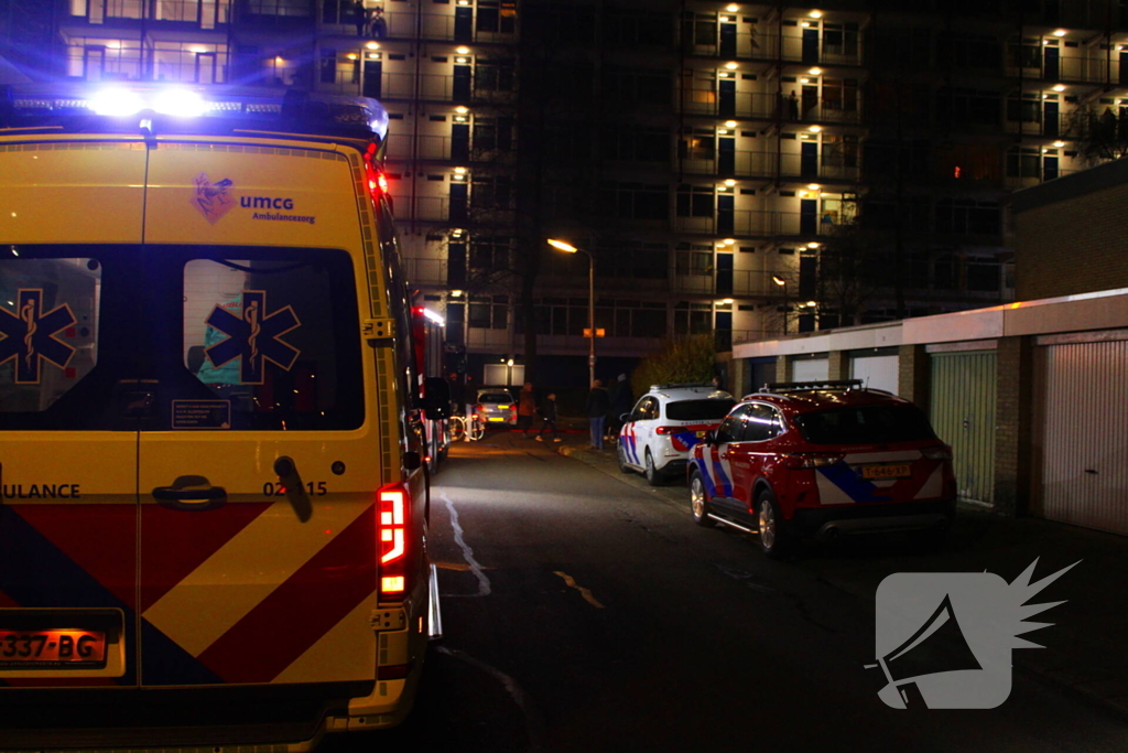 Uitslaande brand in flatwoning