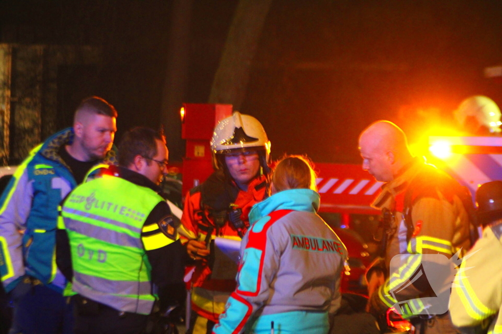 Uitslaande brand in flatwoning