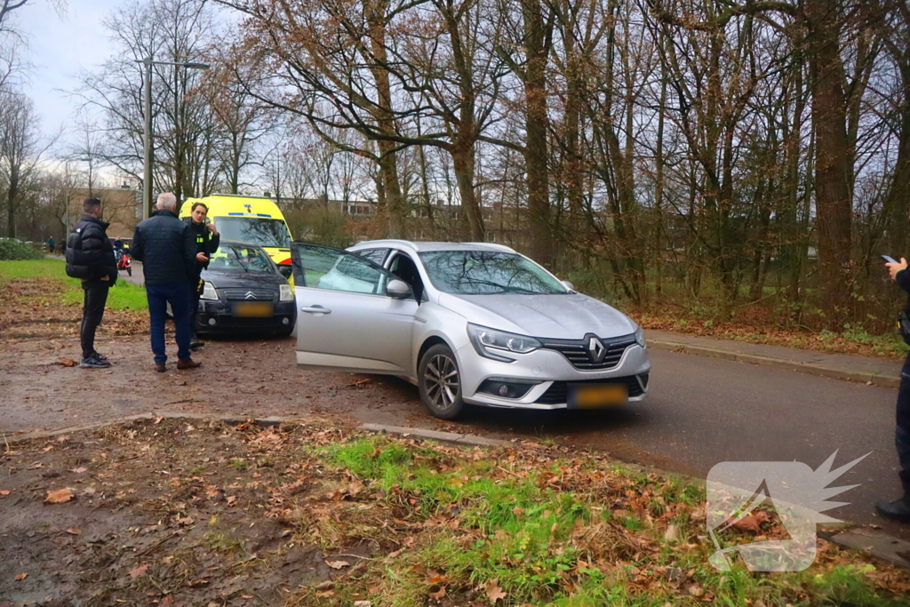 Twee botsen op elkaar