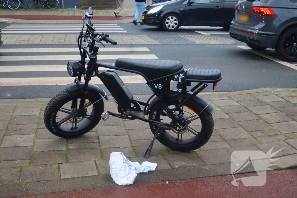 Fatbiker gewond bij aanrijding met auto