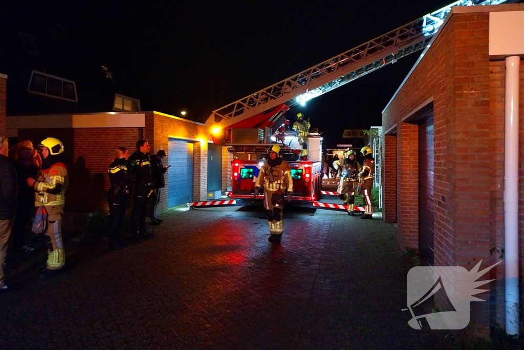 Brandweer ingezet voor brand in schoorsteen