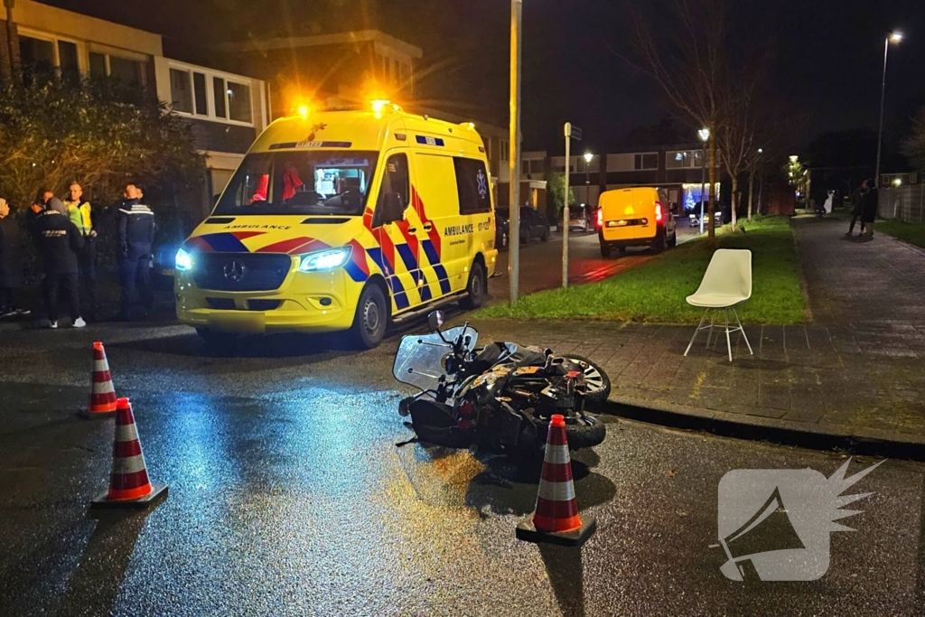 Opnieuw ongeval met scooterrijder