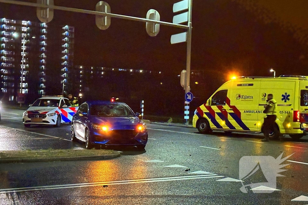 Fietser gewond bij aanrijding met auto