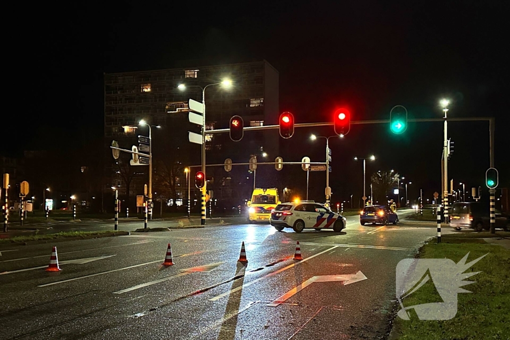 Fietser gewond bij aanrijding met auto