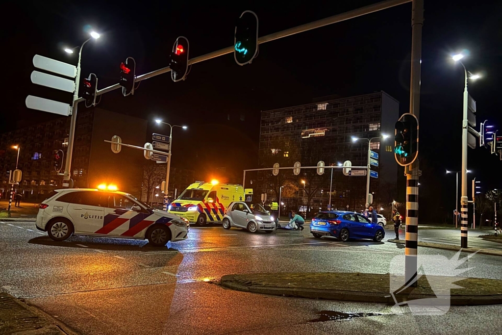 Fietser gewond bij aanrijding met auto