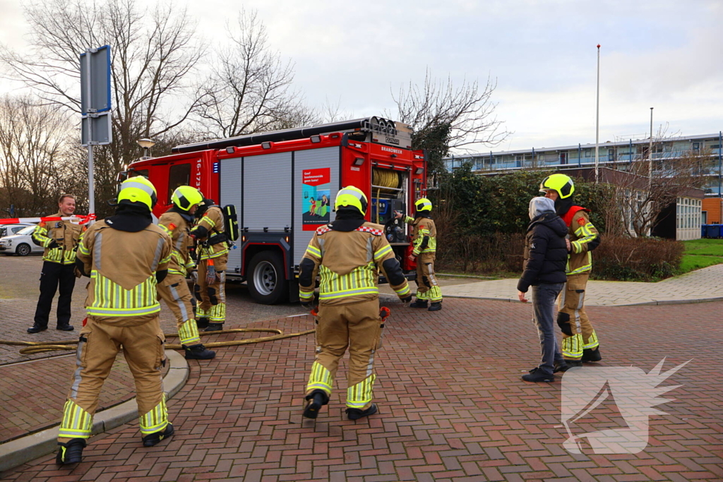 Grote belangstelling bij oefening