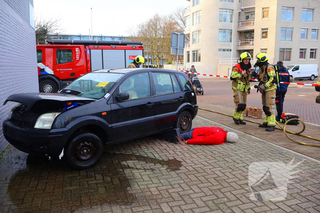 Grote belangstelling bij oefening