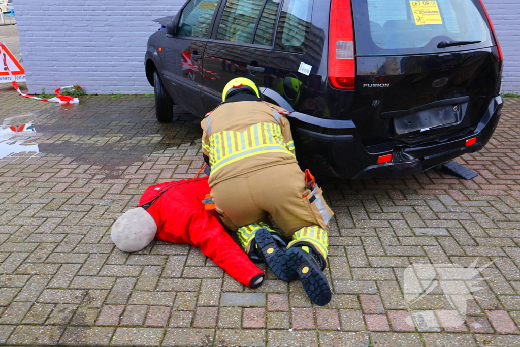 Grote belangstelling bij oefening