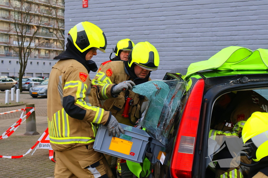 Grote belangstelling bij oefening