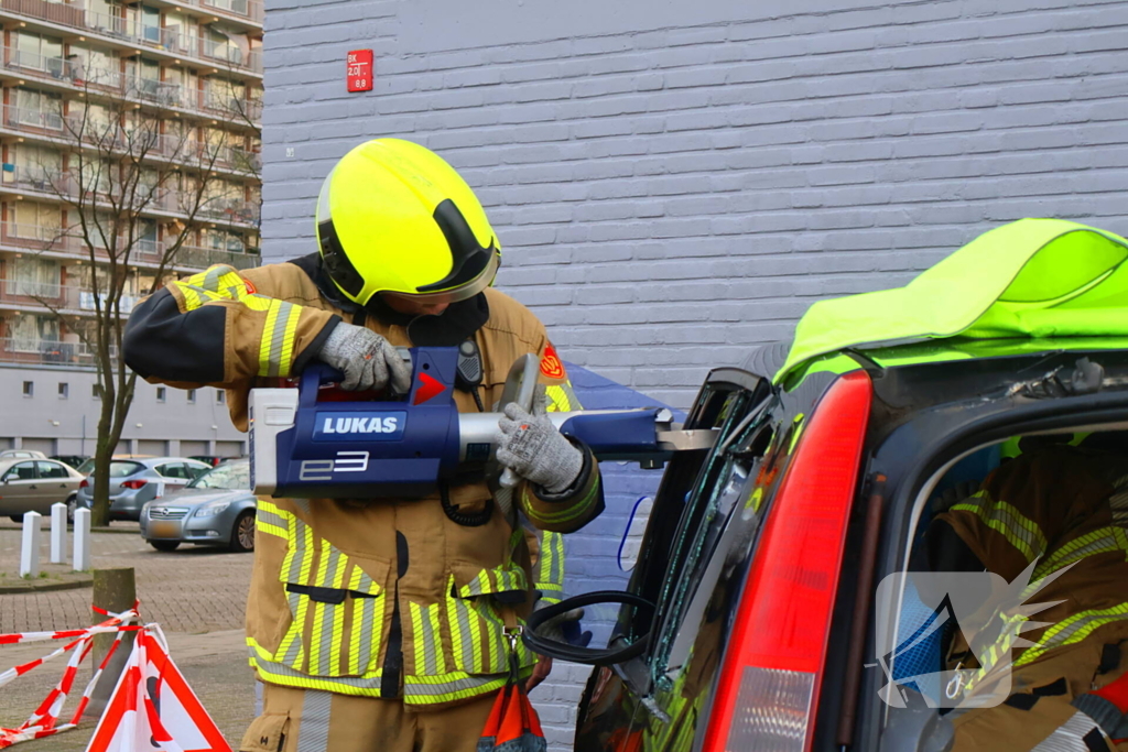 Grote belangstelling bij oefening