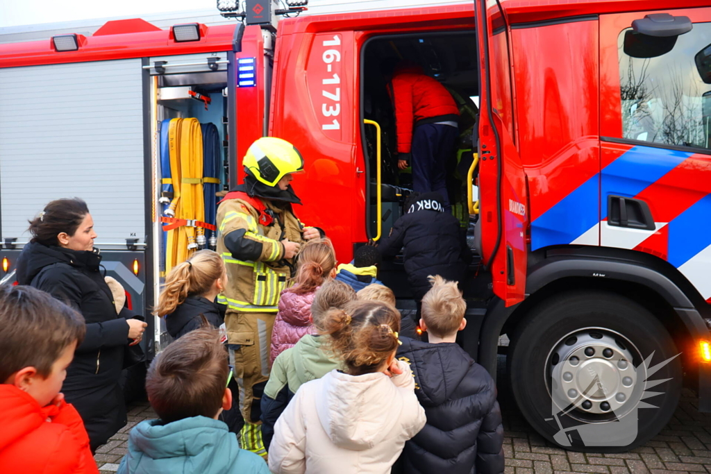 Grote belangstelling bij oefening