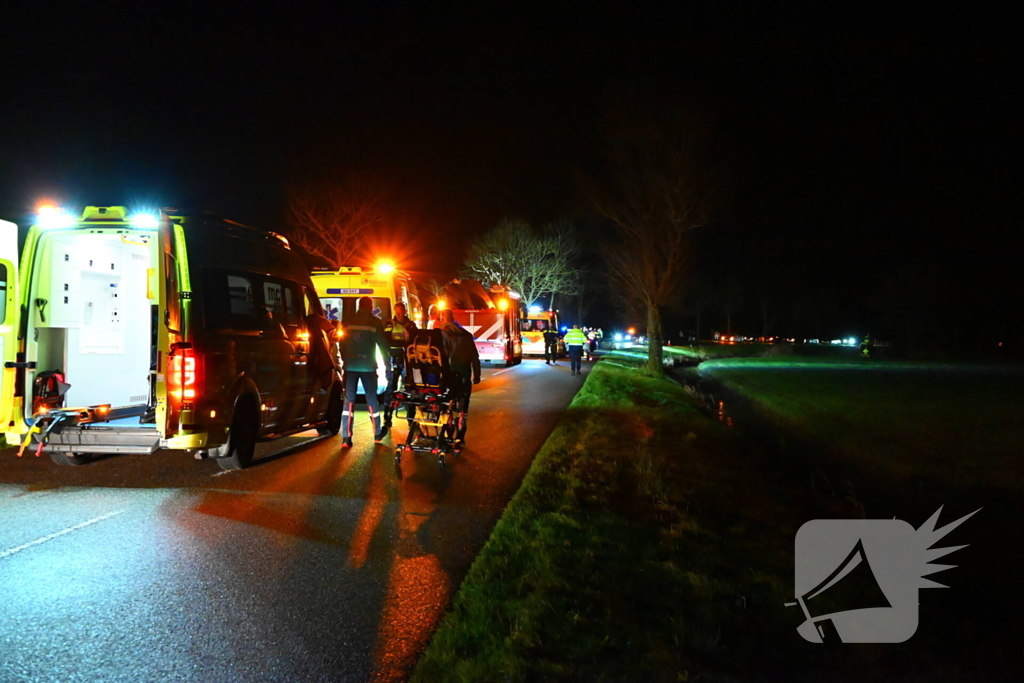 Zwaargewonden bij ernstig ongeval