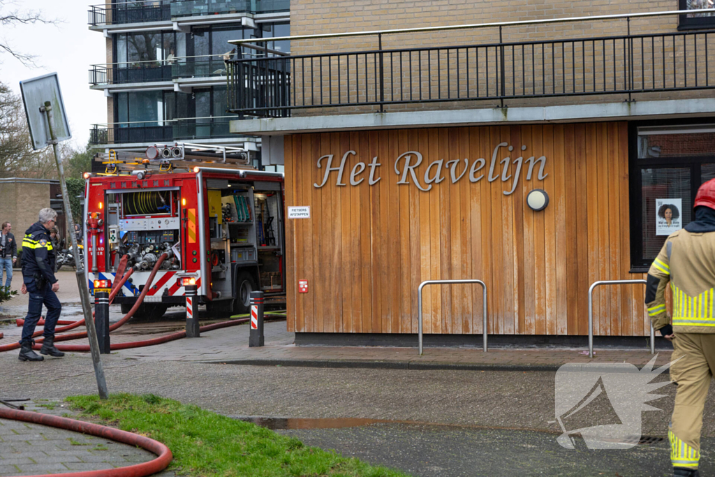 Brand in wooncentrum snel onder controle