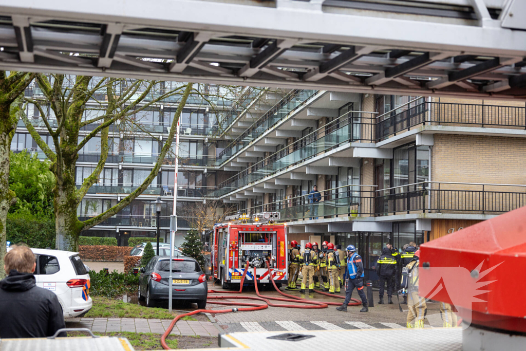 Brand in wooncentrum snel onder controle