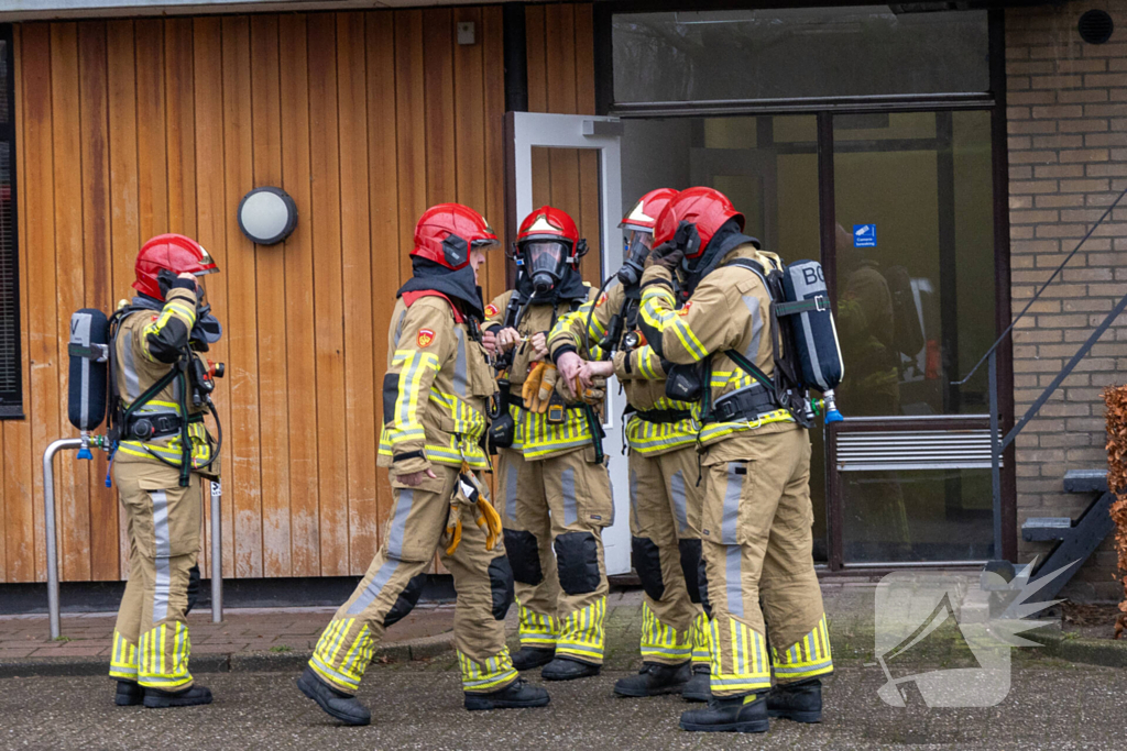 Brand in wooncentrum snel onder controle