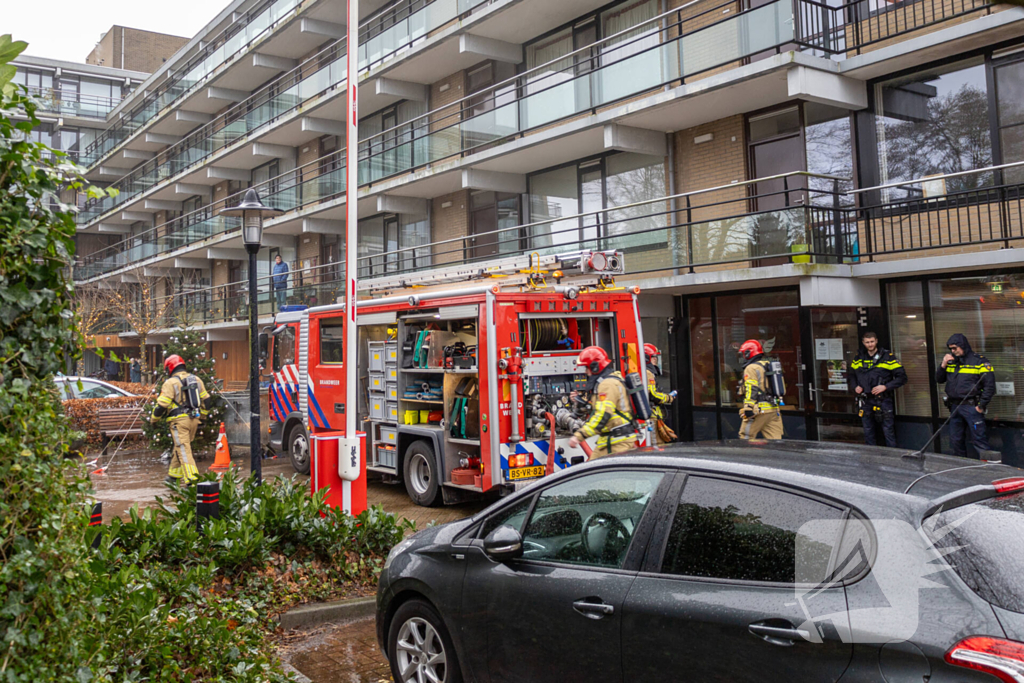 Brand in wooncentrum snel onder controle