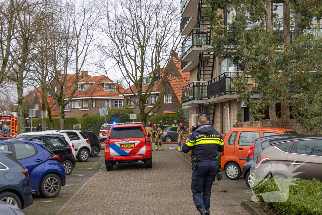 Brand in wooncentrum snel onder controle