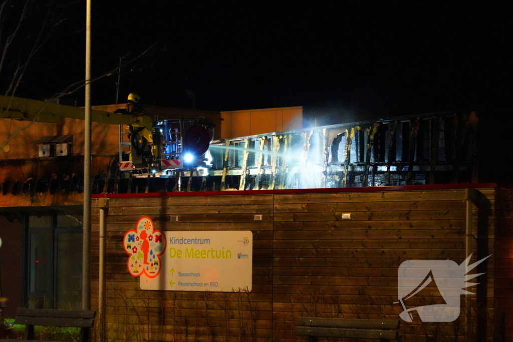 Brand in basisschool De Meertuin