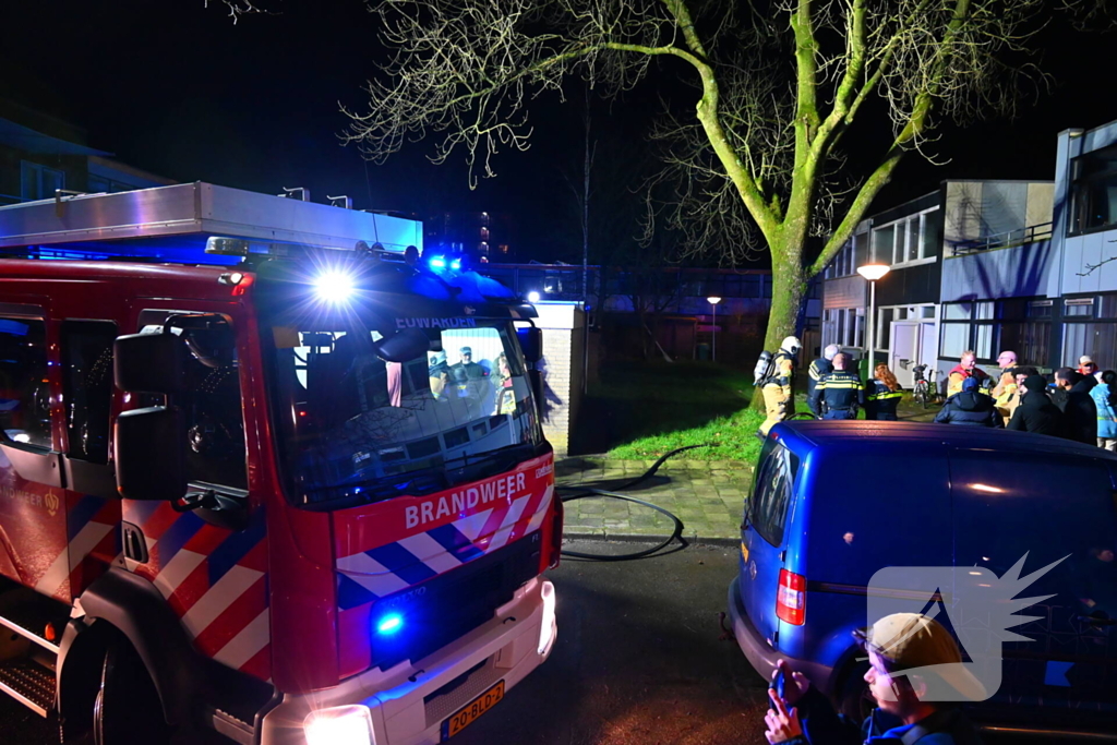 Brandweer ingezet voor keukenbrand