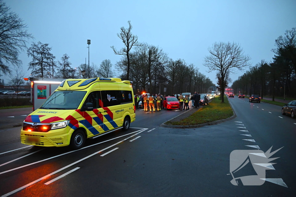 Meerdere voertuigen betrokken bij verkeersongeval