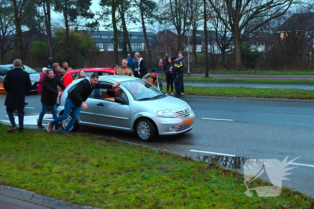 Meerdere voertuigen betrokken bij verkeersongeval