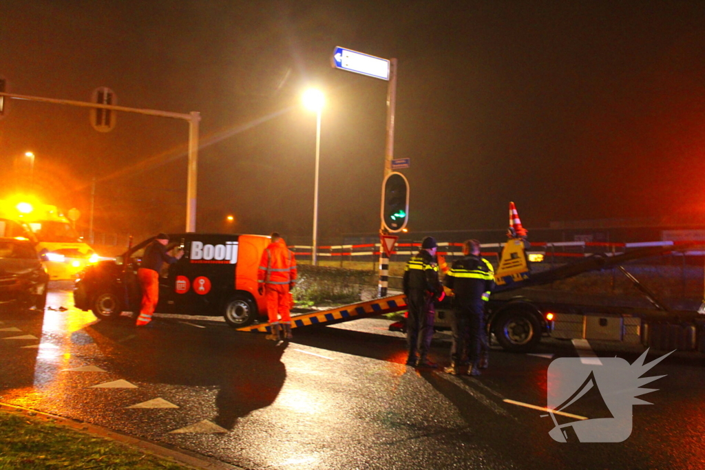 Flinke schade bij frontale aanrijding