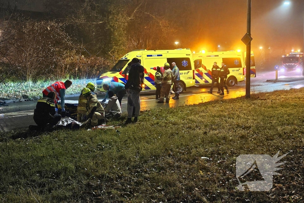 Meerdere gewonden bij aanrijding tussen twee voertuigen