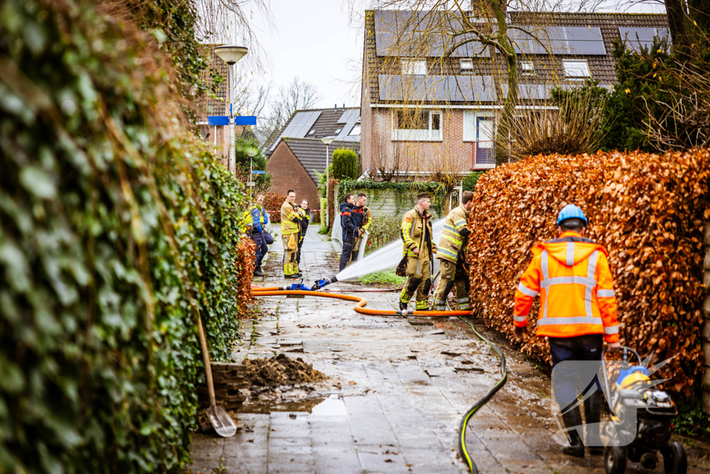 Huis uit op 1e kerstdag vanwege gas- en waterlekkage