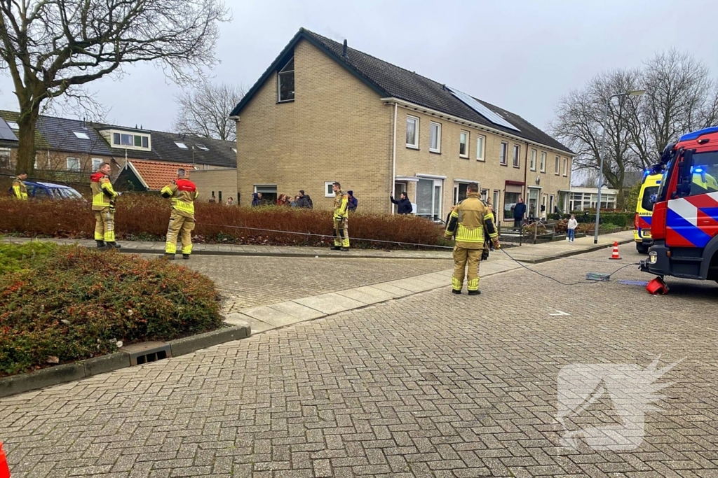 Auto rijdt meters achteruit bosschages in