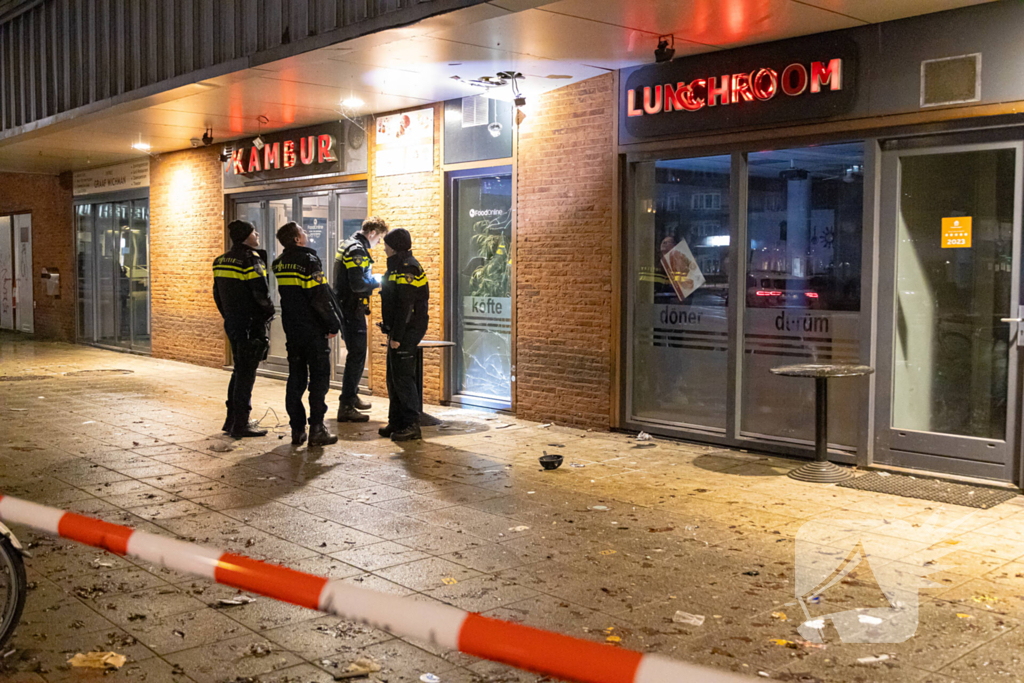 Explosie bij snackbar Kambur