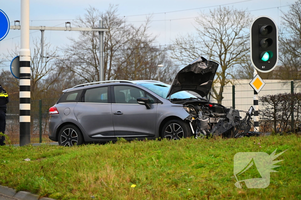 Frontale botsing loopt met een sisser af