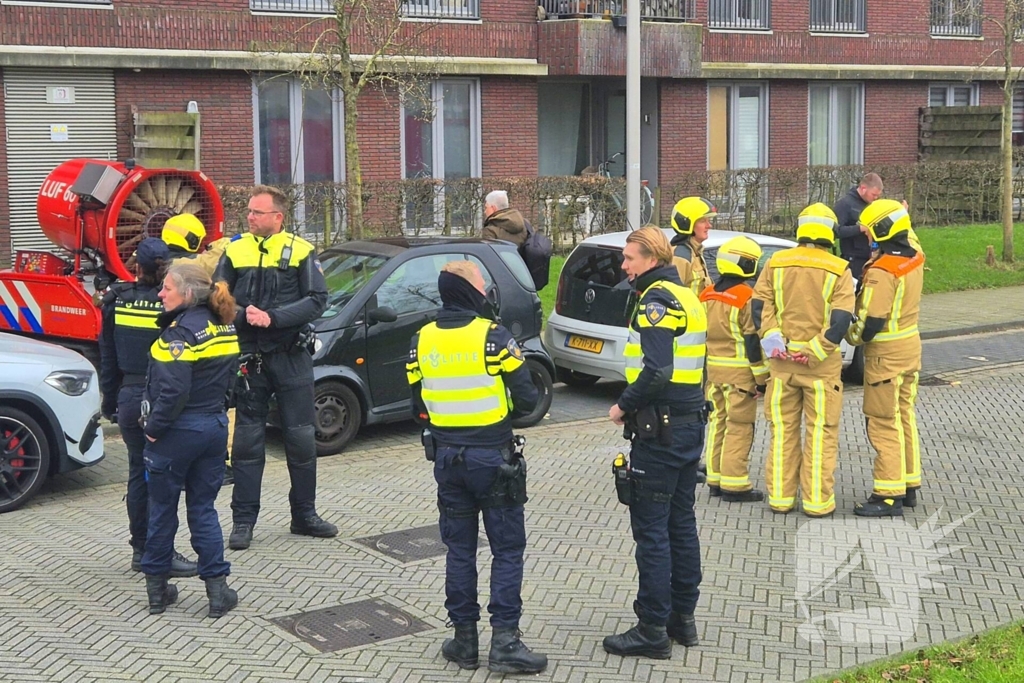 Zeer grote brand in woongebouw