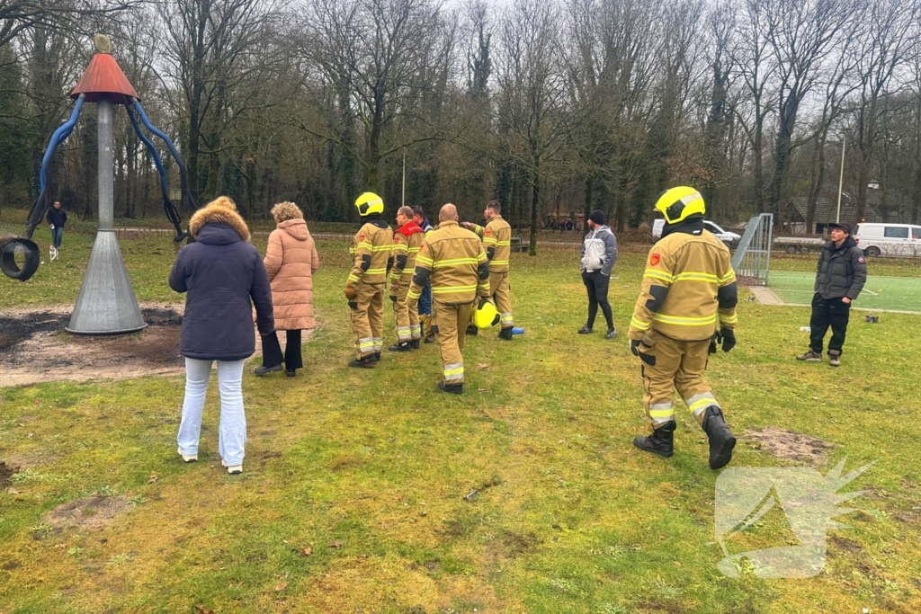 Brandstichting in speeltuin