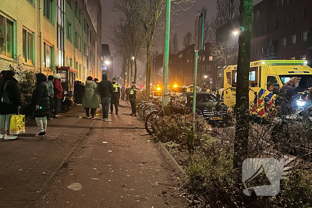 Flinke politie-inzet wegens onrust bij ongeval