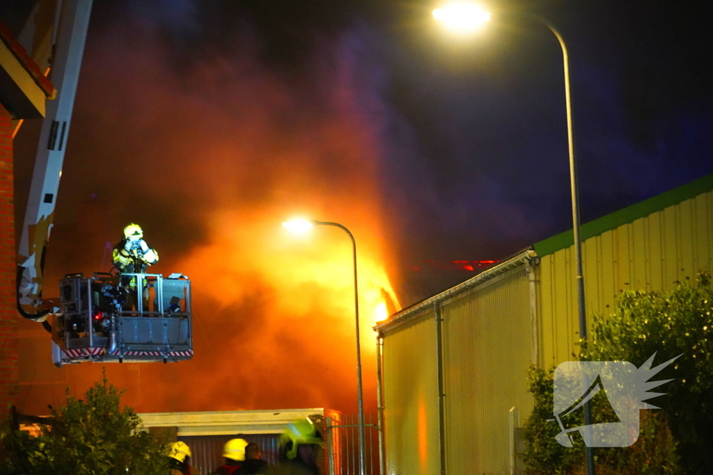 Ontruiming wegens uitslaande brand