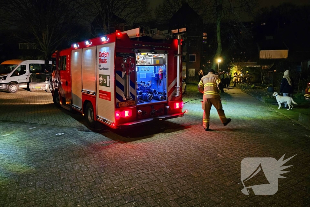 Kliko met olie in brand tegen woning