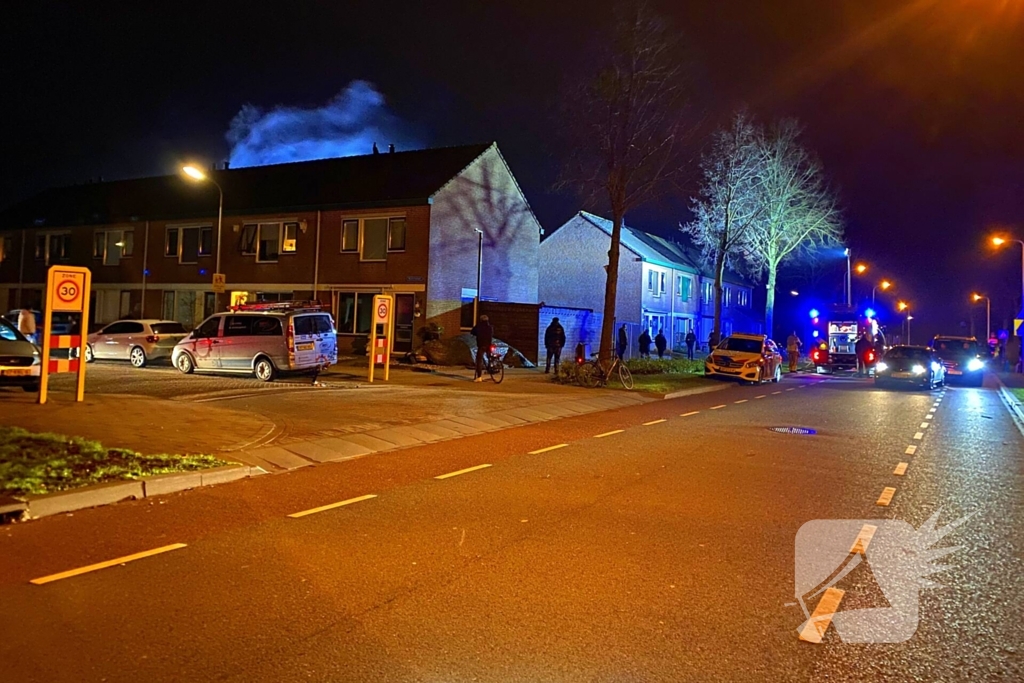 Schuur door brand verwoest