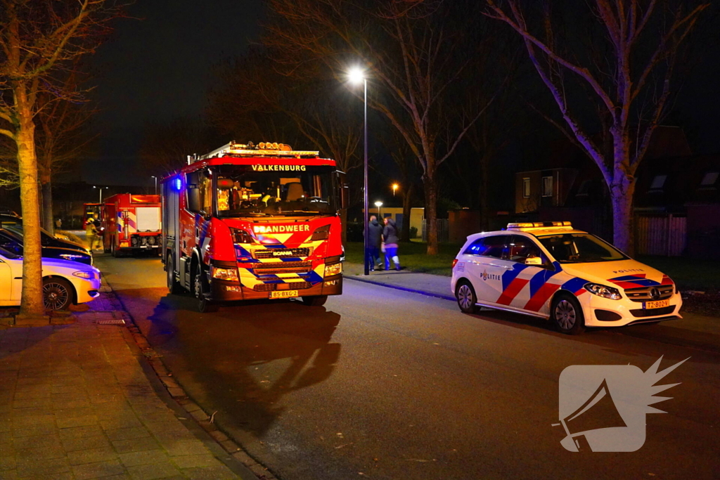 Woningen beschadigd door brand in bijgebouw