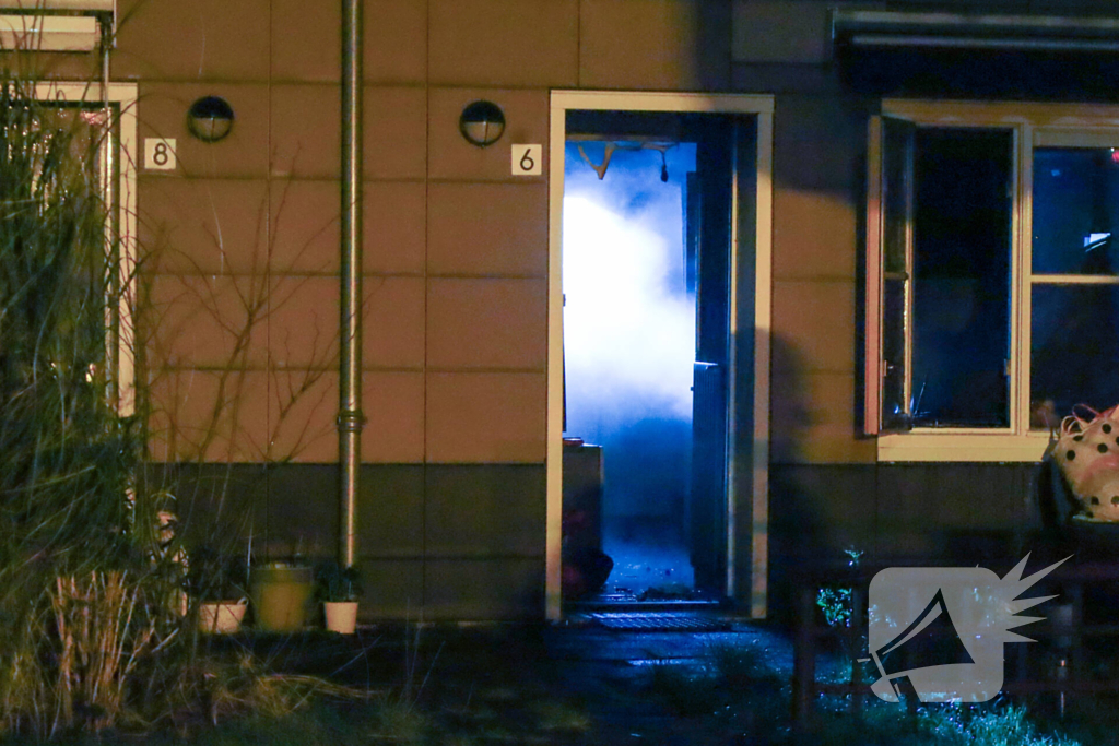 Flinke schade en woning vol rook door brand