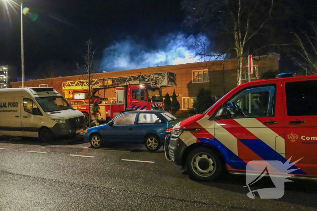 Flinke schade en woning vol rook door brand