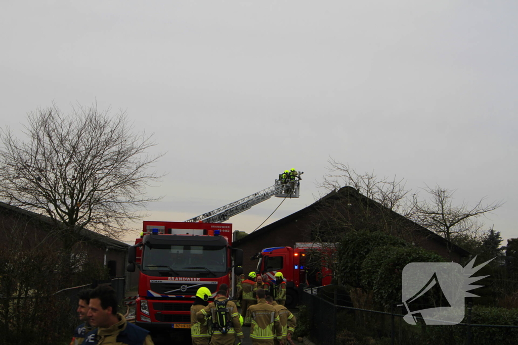 Grote brand in stal