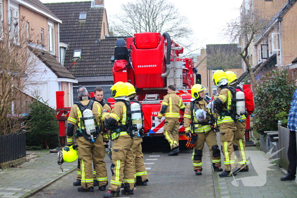 Brand in dak blijkt condensvorming