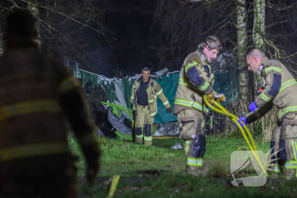 Brandmelding bij onderkomen dakloze