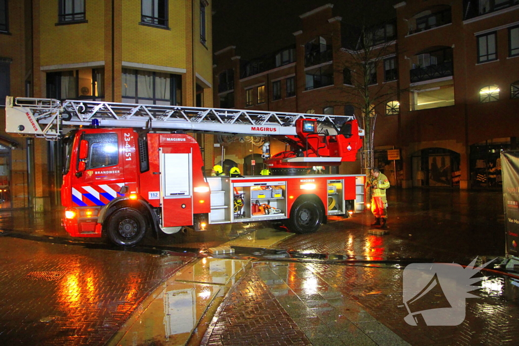 Veel rookontwikkeling bij keukenbrand