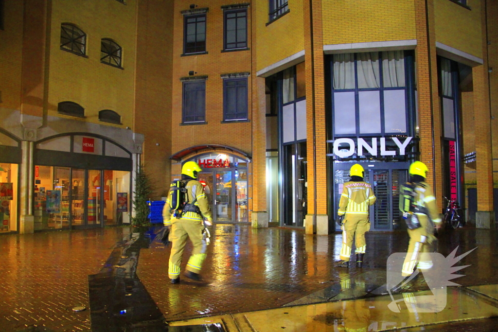 Veel rookontwikkeling bij keukenbrand