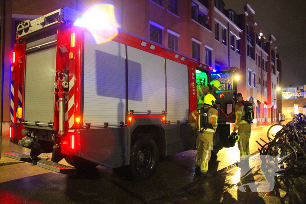 Veel rookontwikkeling bij keukenbrand