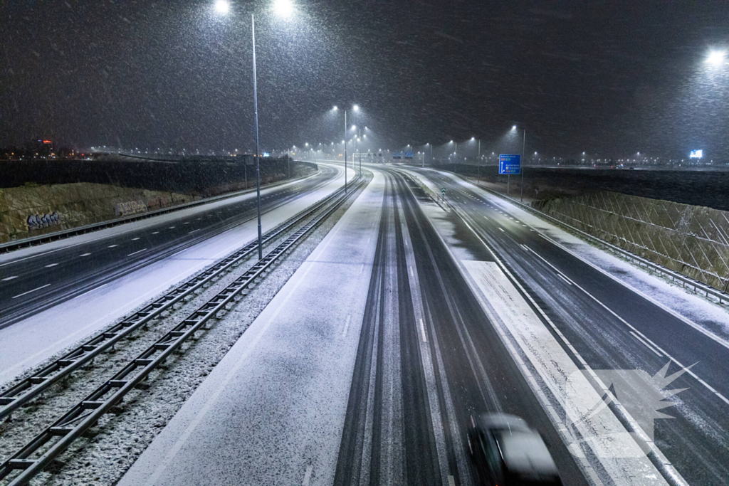 Eerste grote sneeuwval van de winter