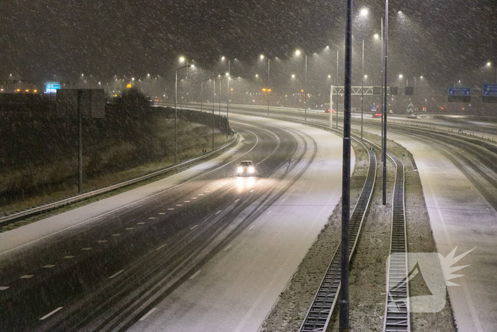 Eerste grote sneeuwval van de winter